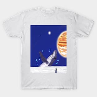 Whales in Europa T-Shirt